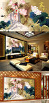 中国风古典电视背景墙装饰画
