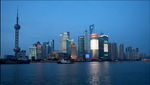 上海 东方明珠 白天到夜暮