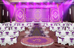 紫色系婚礼仪式区