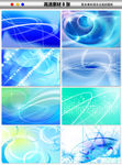 蓝色线条科技地球商务海报背景