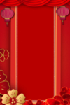 喜庆春节海报背景