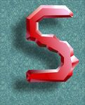 水晶 红宝石 英文 字母 设计