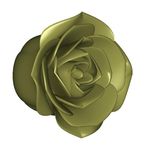 玫瑰花3d打印模型stl圆雕图