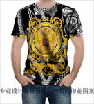 潮牌男裝數(shù)碼印花