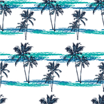沙滩 椰树