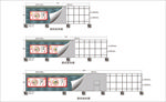 围挡结构图 广告牌结构图