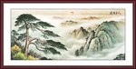 迎客松黄山迎客松国画迎客松图片