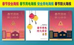 春节用电防火安全海报