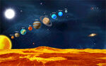 宇宙太阳系行星图片