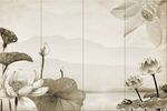 中国风手绘荷花图片