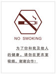 禁止吸烟牌子