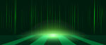 绿色科技光线聚焦动感闪光背景