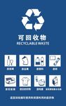 可回收物垃圾分类公益海报