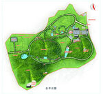陵园公墓规划设计案例彩色平面图