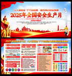 2025年安全月宣傳展板