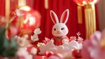 萌兔賀歲 新春裝飾美如畫
