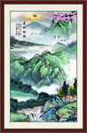 山水裝飾畫