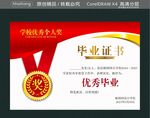 優秀畢業證書展示