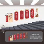 樓梯間樓道學校園文化墻展板