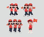 志愿者卡通形象