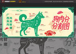 狗肉分割圖