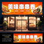 串串香門頭招牌