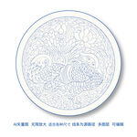 鴛鴦盤(pán)子鴛鴦紋樣傳統(tǒng)國(guó)潮圖案