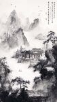 水墨山水間的古韻建筑