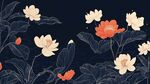 墨韻荷花圖