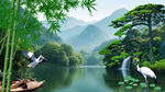 山水風景畫