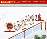樓梯中醫文化墻