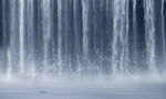 瀑布山水幕墻