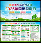 2025禁毒日展板