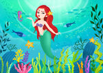 海底美人魚的夢(mèng)幻世界