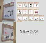 多層次可抽取造型門牌