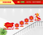 黨建樓梯文化墻