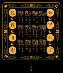 八卦圖 方形八卦  護(hù)身符