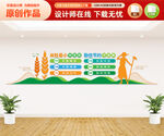 食堂文化墻