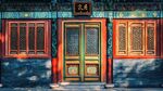 古色古香中式傳統(tǒng)建筑門(mén)