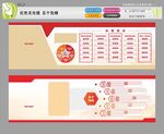 紅色文化墻五個先鋒
