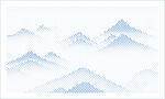 漸變云霧山鏤空板