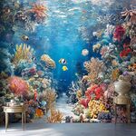 海底世界夢幻墻繪場景