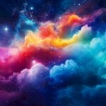 夢幻絢麗的星空云海景象
