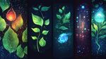 夢幻植物插畫系列