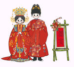 中式迎賓水牌