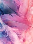 夢幻羽毛色彩交織紋理