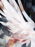 夢(mèng)幻白色羽翼抽象藝術(shù)圖