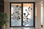 雕花玻璃推拉門 室內(nèi)景致