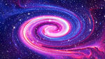 夢(mèng)幻絢麗星空宇宙漩渦