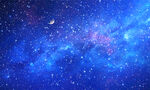 藍(lán)色宇宙星空背景